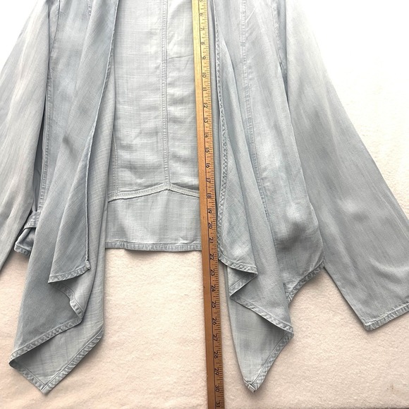 Soft Surroundings Tencel Topper Chambray S Boho Layer Minimalist Capsule Flowy - Picture 5 of 11